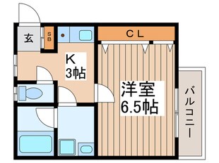 ソレイユ・ワシオ２番館の物件間取画像